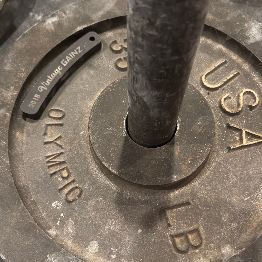 Vintage Gainz .50LB Magnetic Weight Plate Set