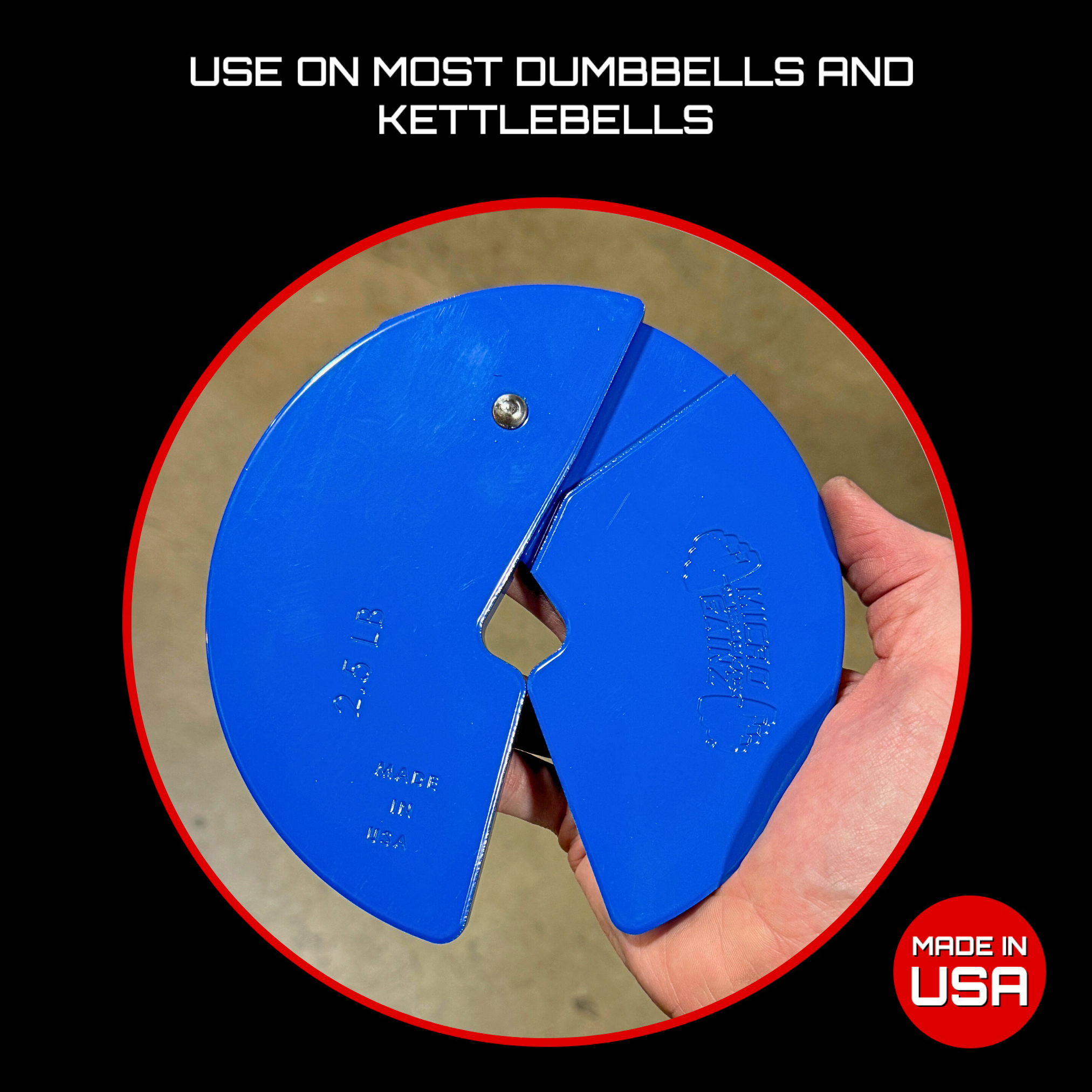 Micro Gainz 2.5LB Dumbbell Fractional Weight Plate