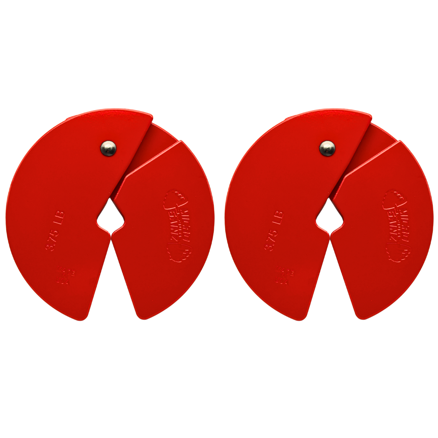 Micro Gainz Red 3.75LB Dumbbell Fractional Weight Plates