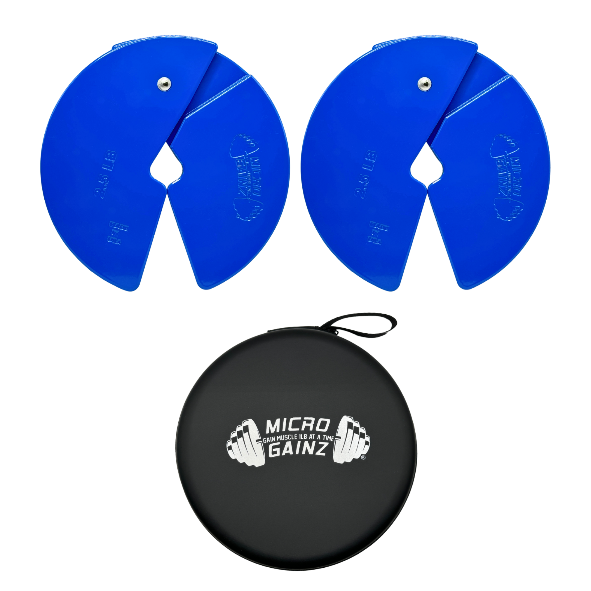 Micro Gainz Blue 2.5LB Dumbbell Fractional Weight Plates