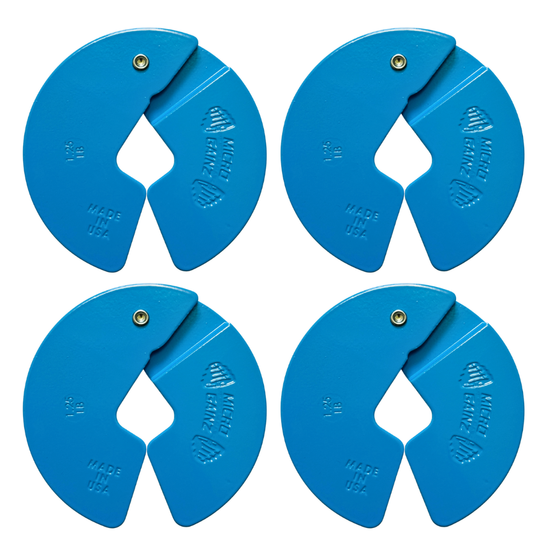 Micro Gainz Powder Blue 1.25LB Dumbbell Fractional Weight Plates