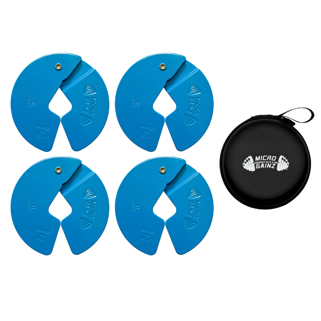 Micro Gainz Powder Blue 1.25LB Dumbbell Fractional Weight Plates