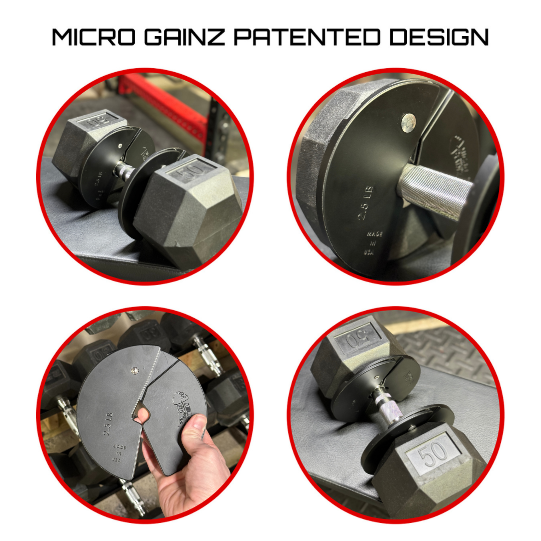 Micro Gainz 2.5LB Dumbbell Fractional Weight Plates (PRE-ORDER)