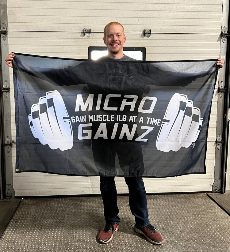 Micro Gainz Gym Flag 3'x5'